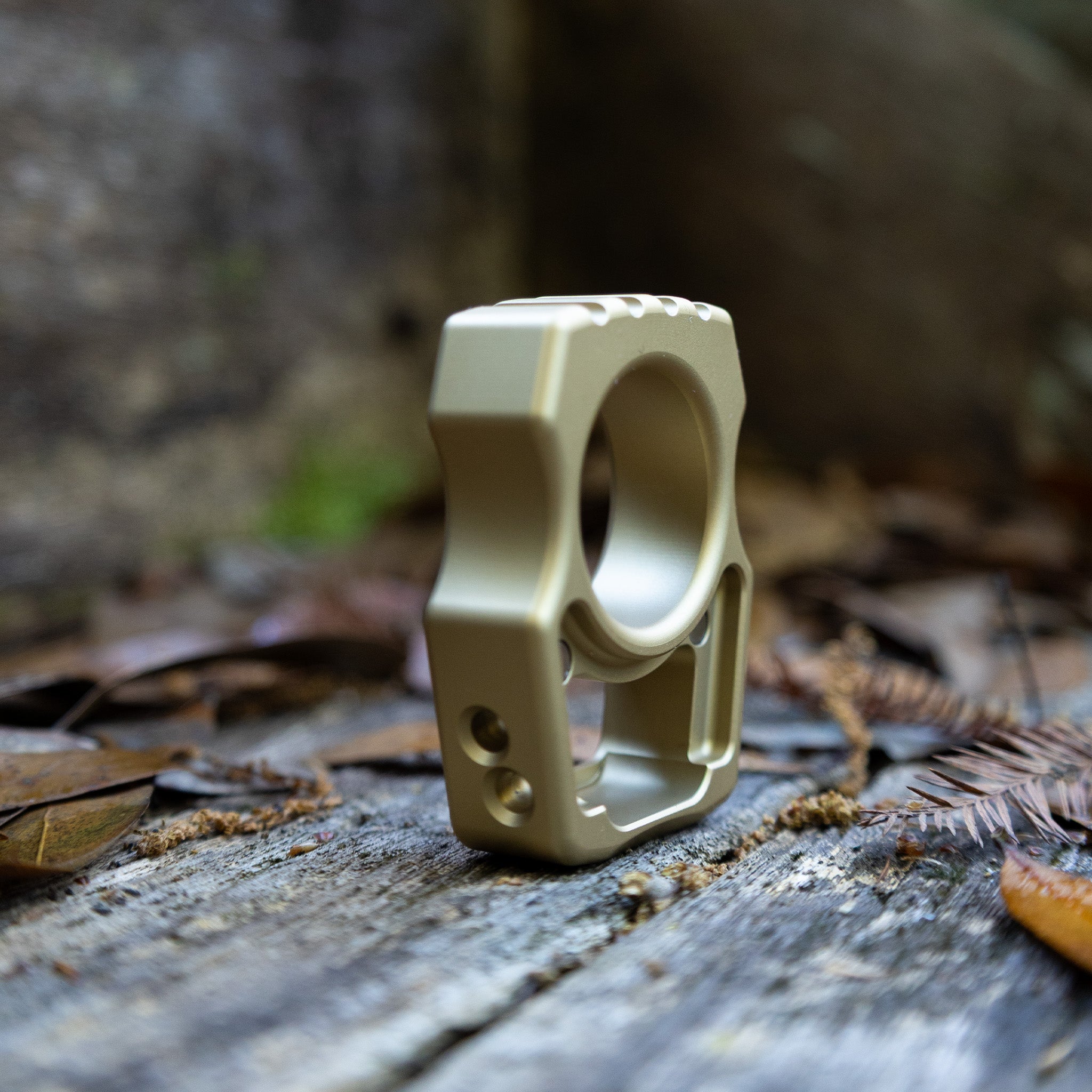Semi-Custom Brass EDC Bottle Opener Keychain Swampy Whale