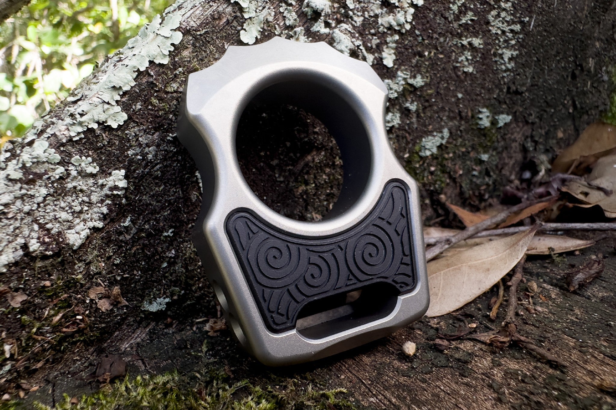 Semi-Custom Titanium EDC Keychain Swampy Alligator