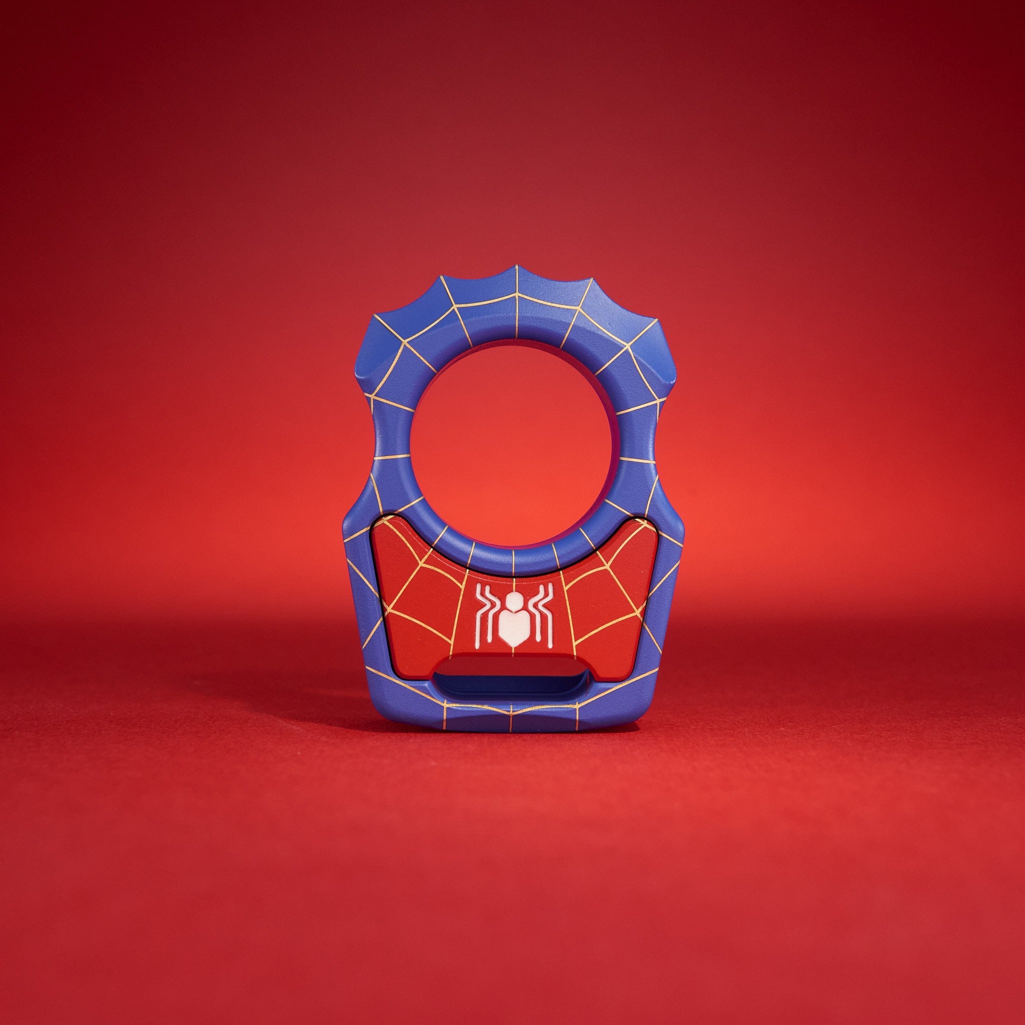 Swampy Alligator Spider-Knuck Brass Bottle Opener Cerakote