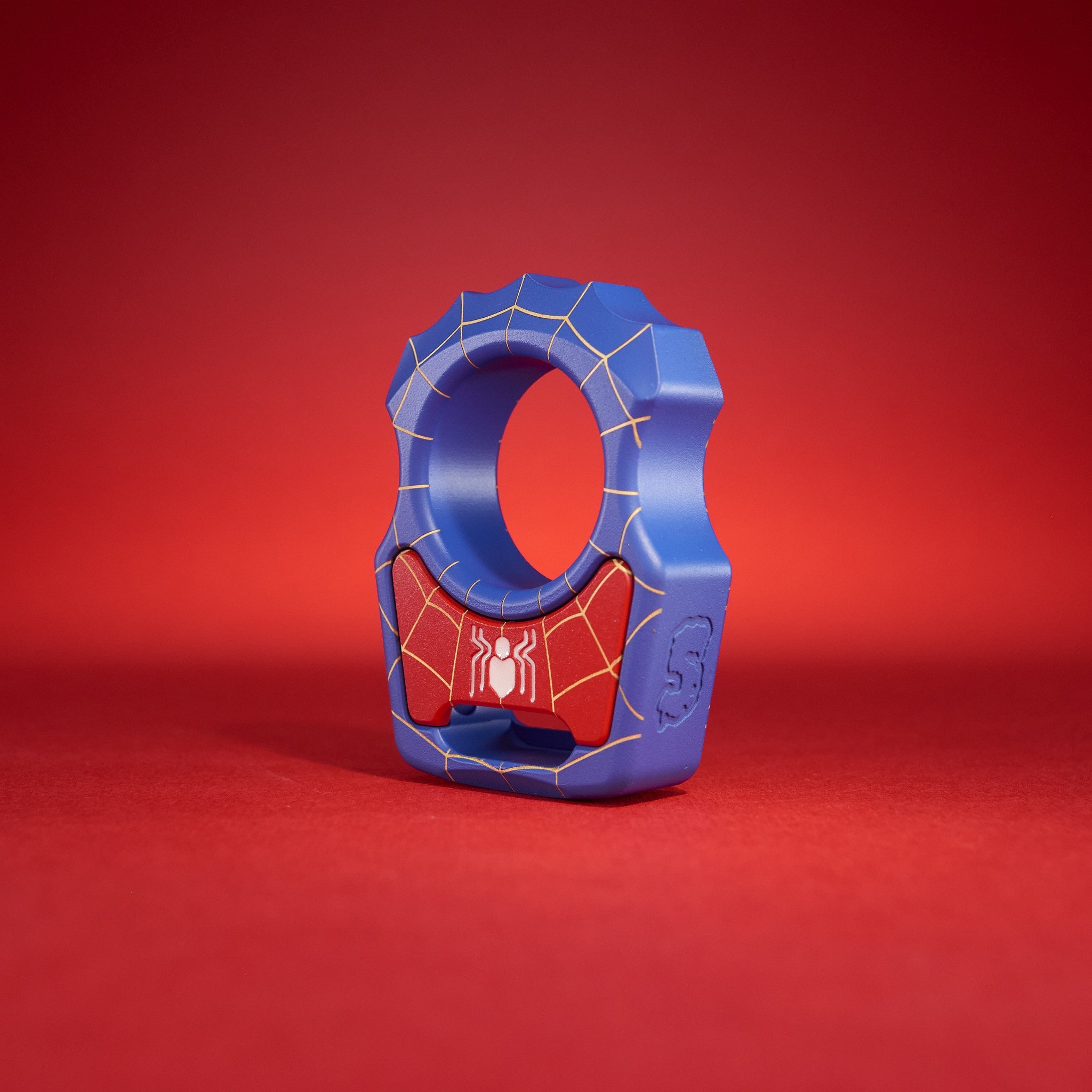 Swampy Alligator Spider-Knuck Brass Bottle Opener Cerakote