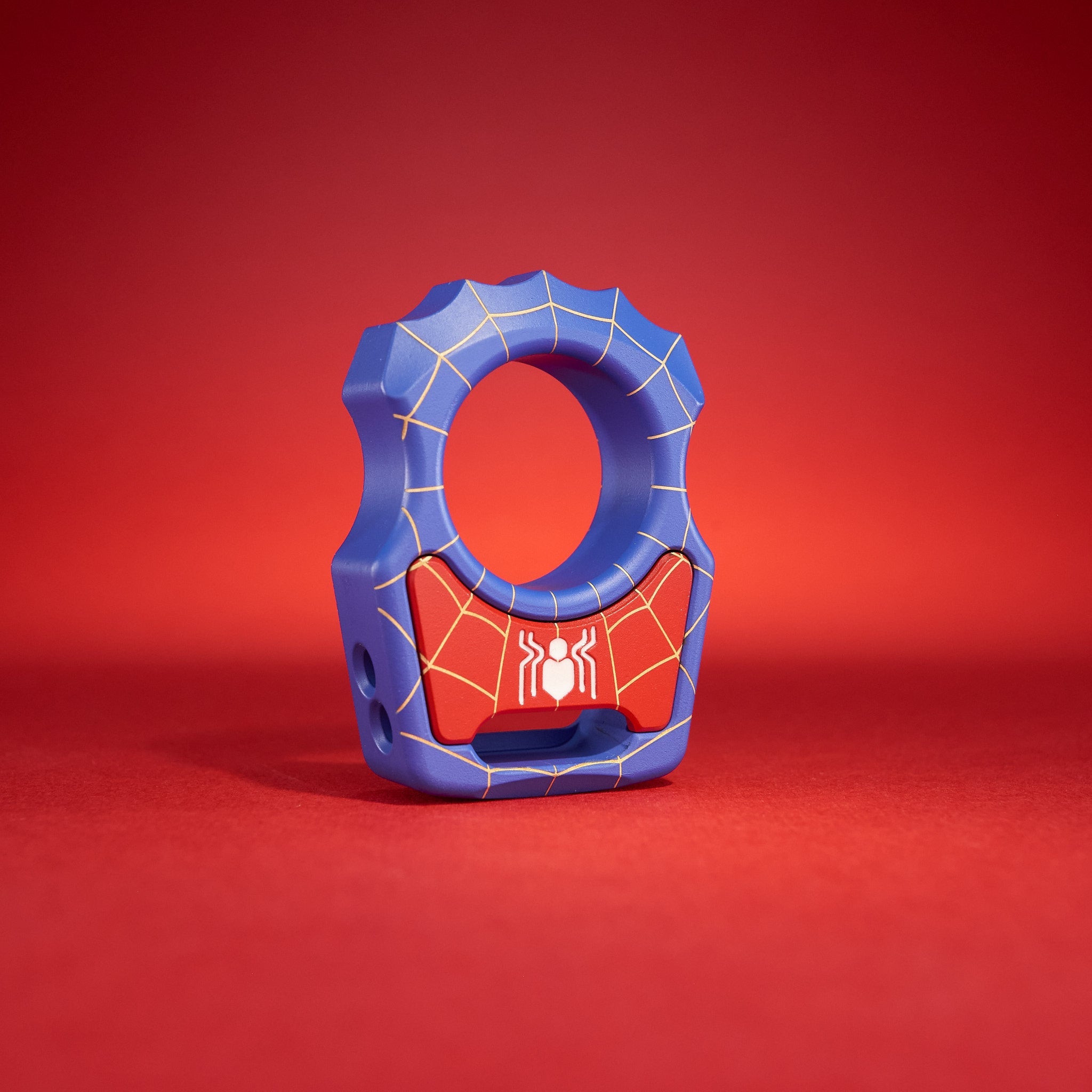 Swampy Alligator Spider-Knuck Brass Bottle Opener Cerakote