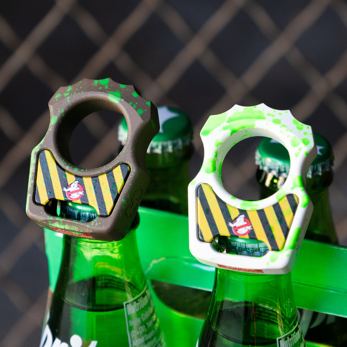 Swampy Alligator Ghostbusters Mark 2 Titanium Bottle Opener Keychain Cerakote
