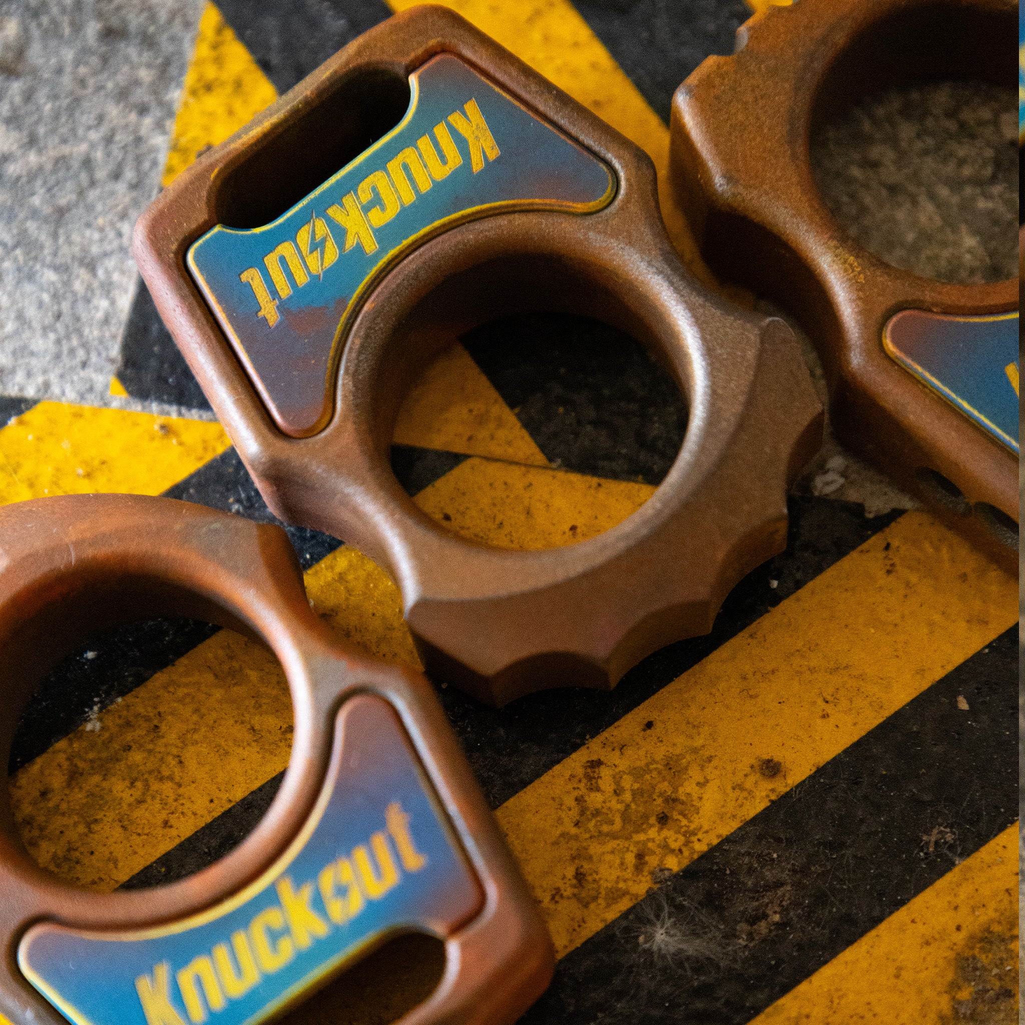 Swampy Alligator Knuckout Rusty Cerakote Bottle Opener Keychain