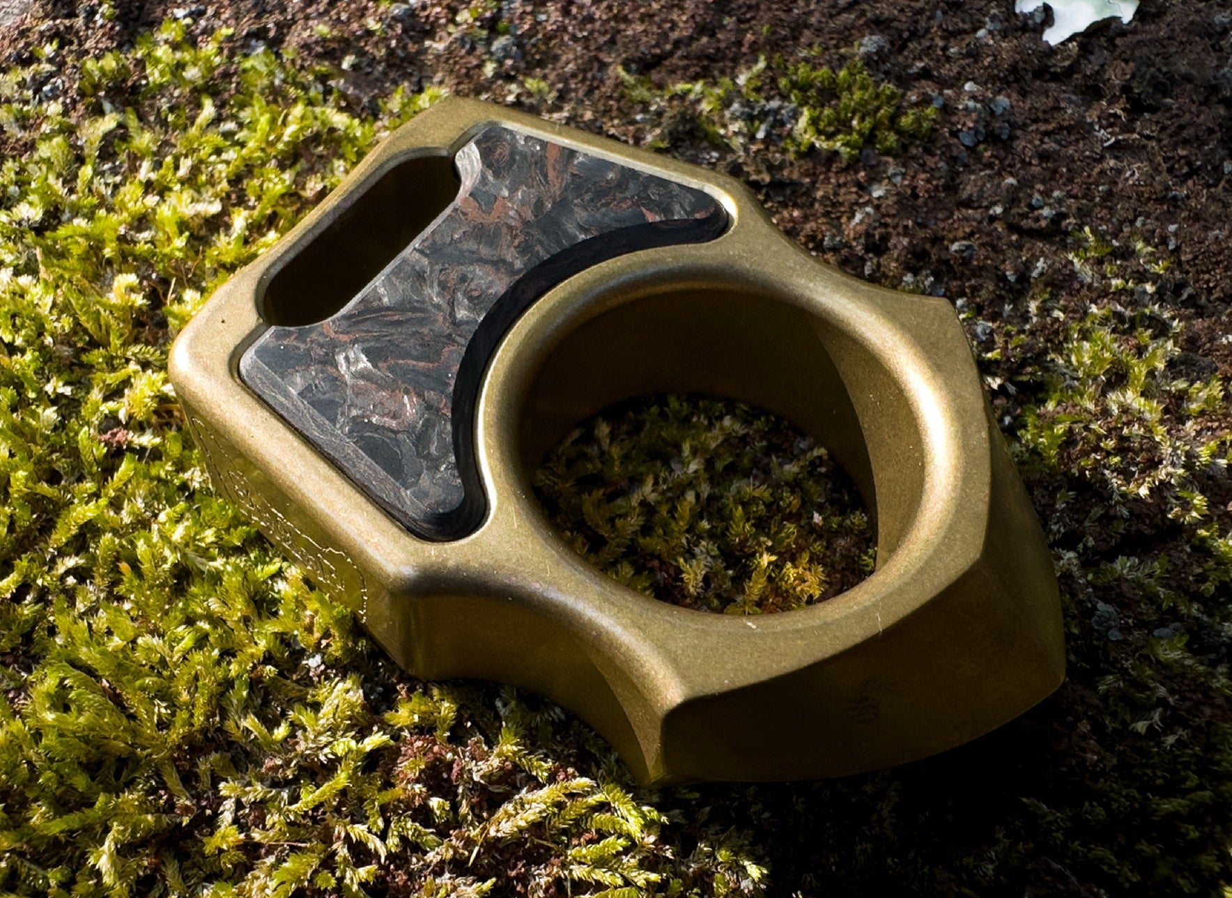 Carbon Fiber Dark Matter Copper Inlay for Swampy Custom Keychains