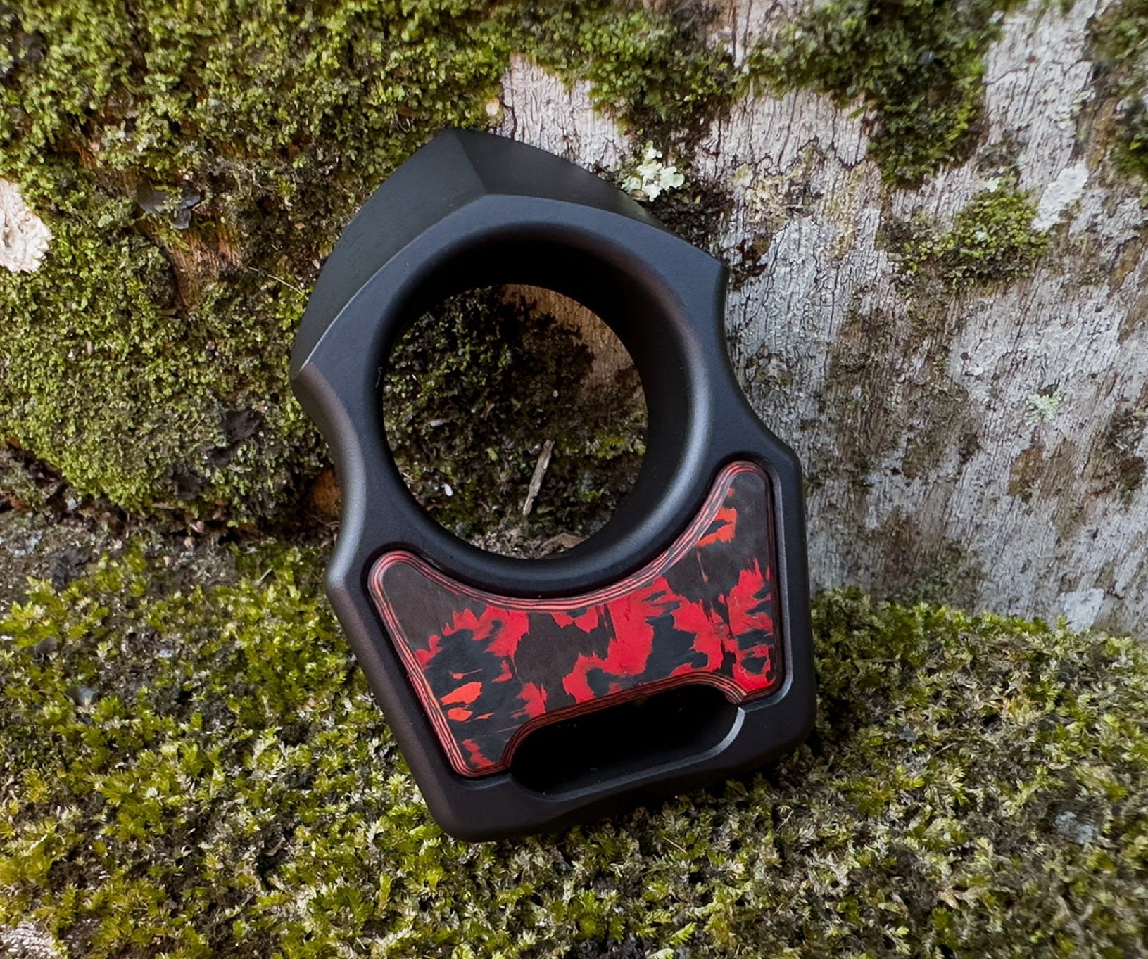 Carbon Fiber Lava Flow Inlay for Swampy Custom Keychains