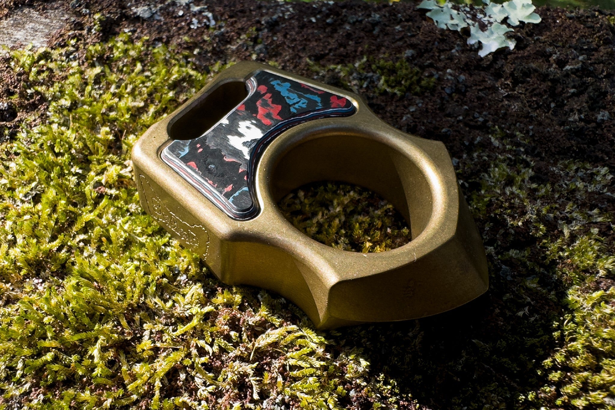 Carbon Fiber Nebula Inlay for Swampy Custom Keychains