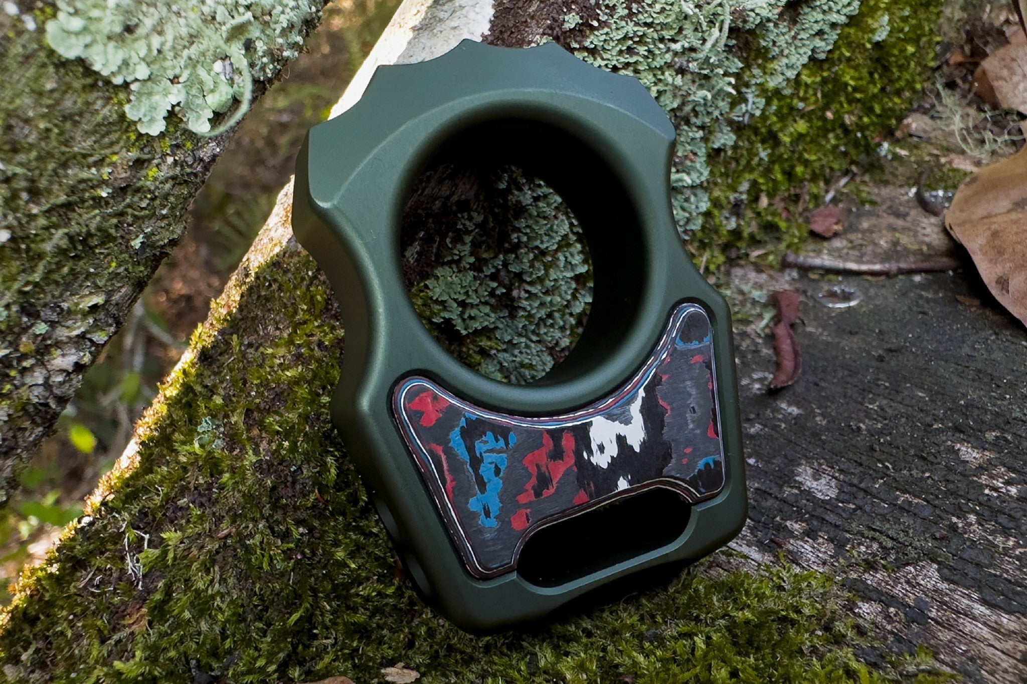 Carbon Fiber Nebula Inlay for Swampy Custom Keychains