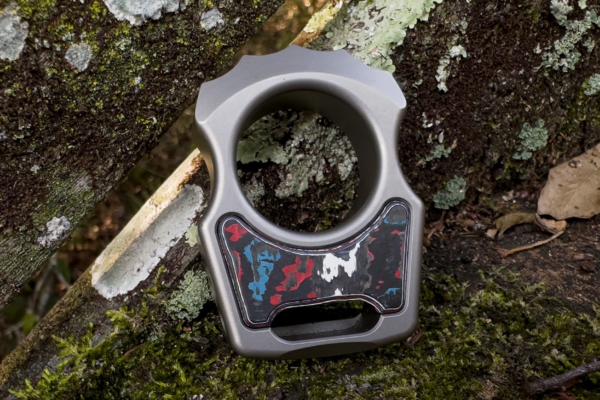 Carbon Fiber Nebula Inlay for Swampy Custom Keychains