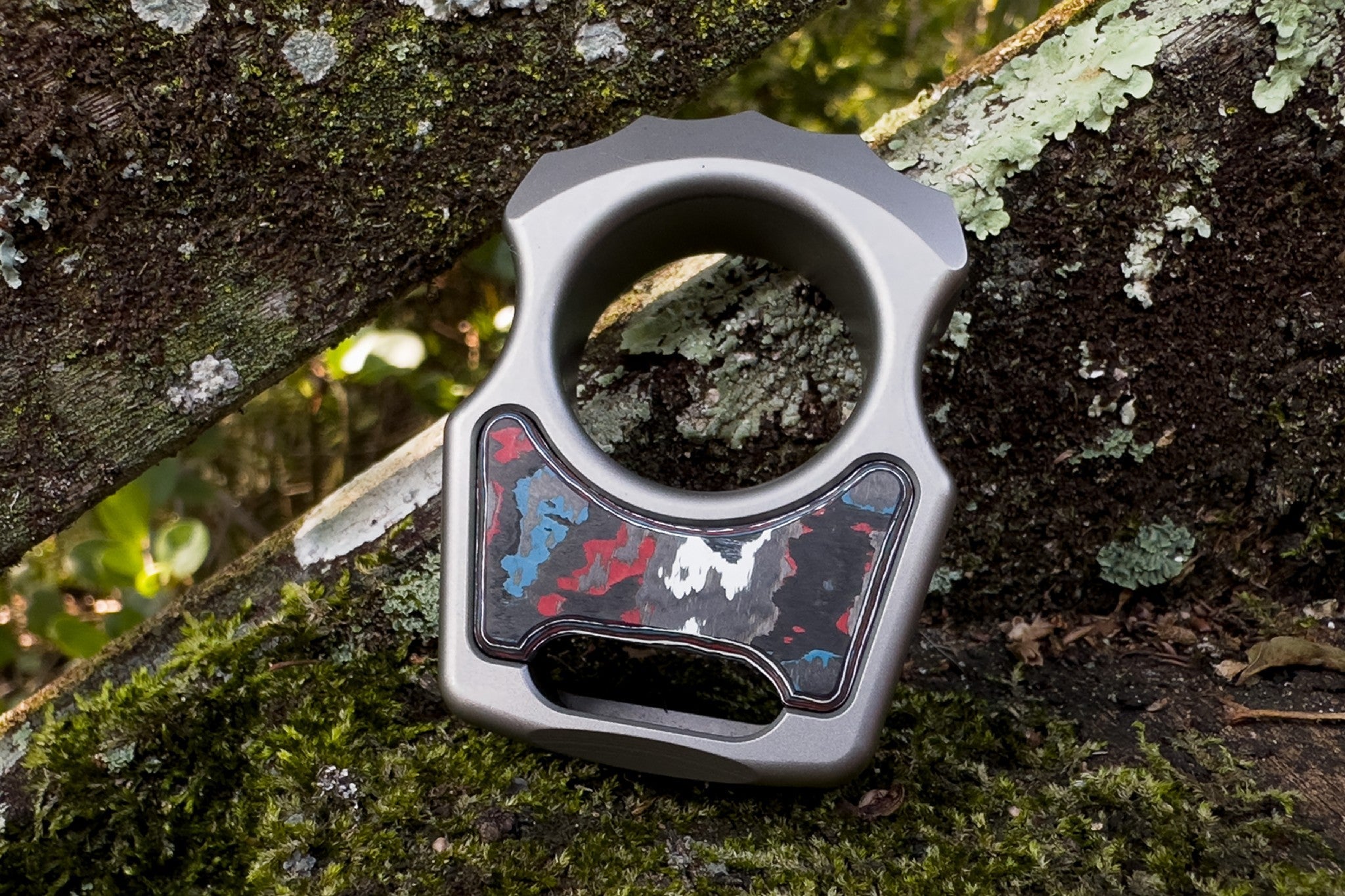 Carbon Fiber Nebula Inlay for Swampy Custom Keychains