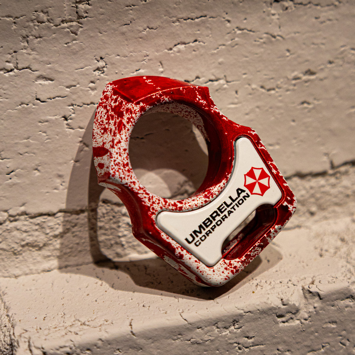 Swampy Shark Biohazard Edition Cerakote Bottle Opener Keychain