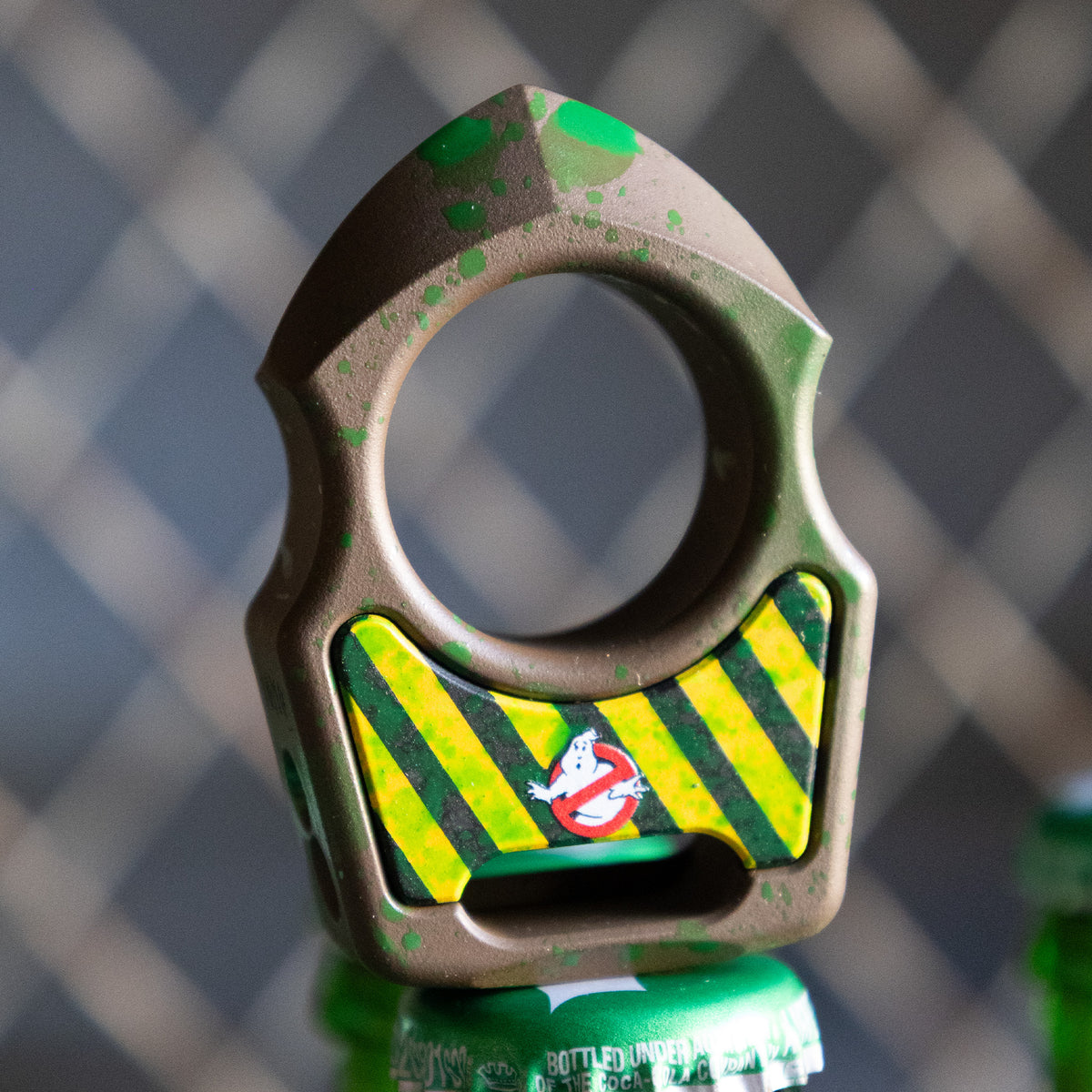 Swampy Shark Ghostbusters Mark 2 Titanium Bottle Opener Keychain Cerakote
