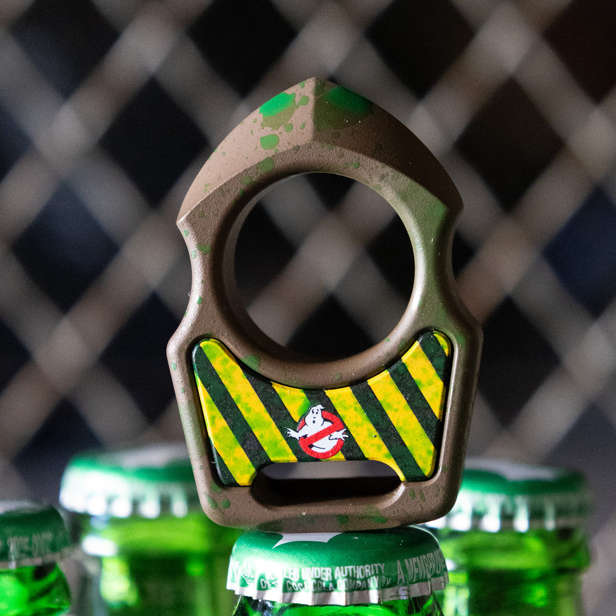 Swampy Shark Ghostbusters Mark 2 Titanium Bottle Opener Keychain Cerakote