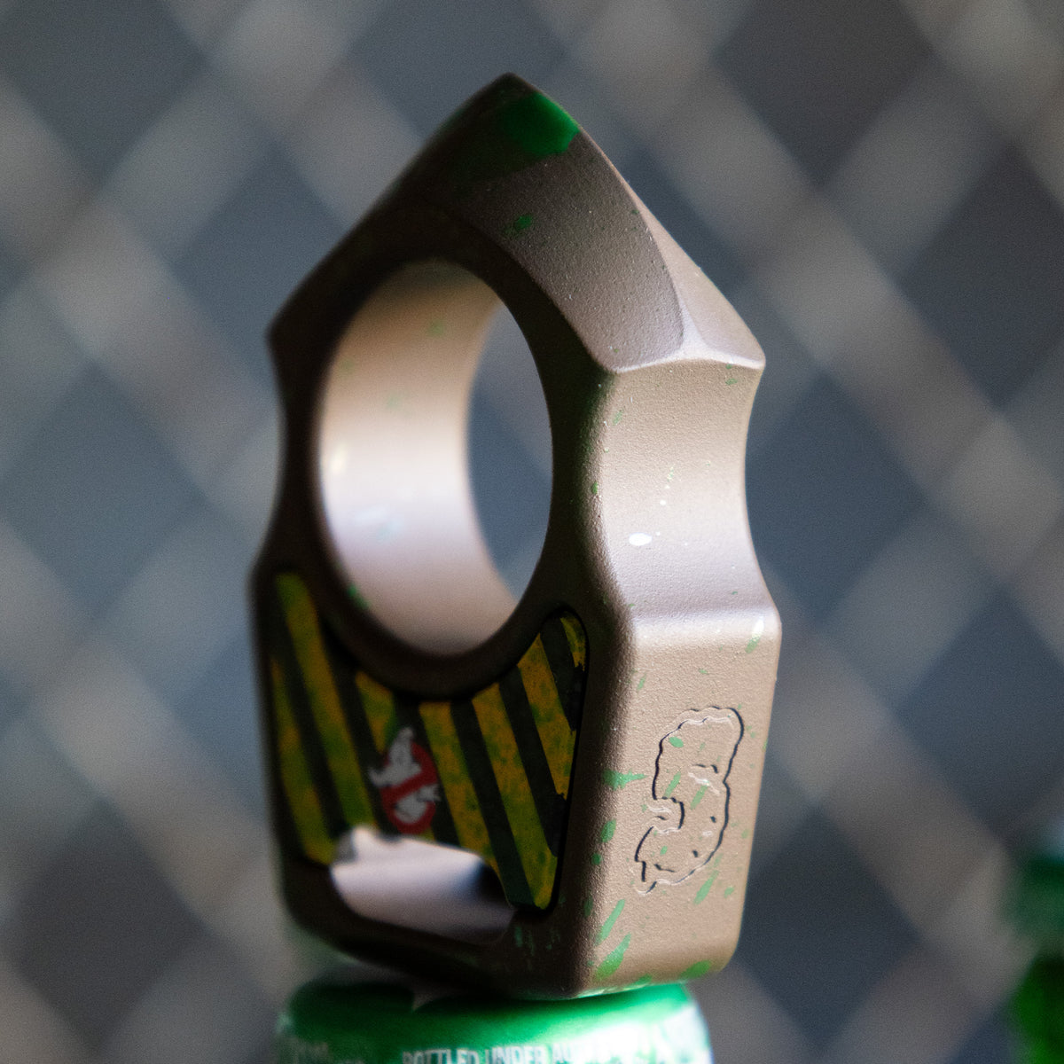 Swampy Shark Ghostbusters Mark 2 Titanium Bottle Opener Keychain Cerakote