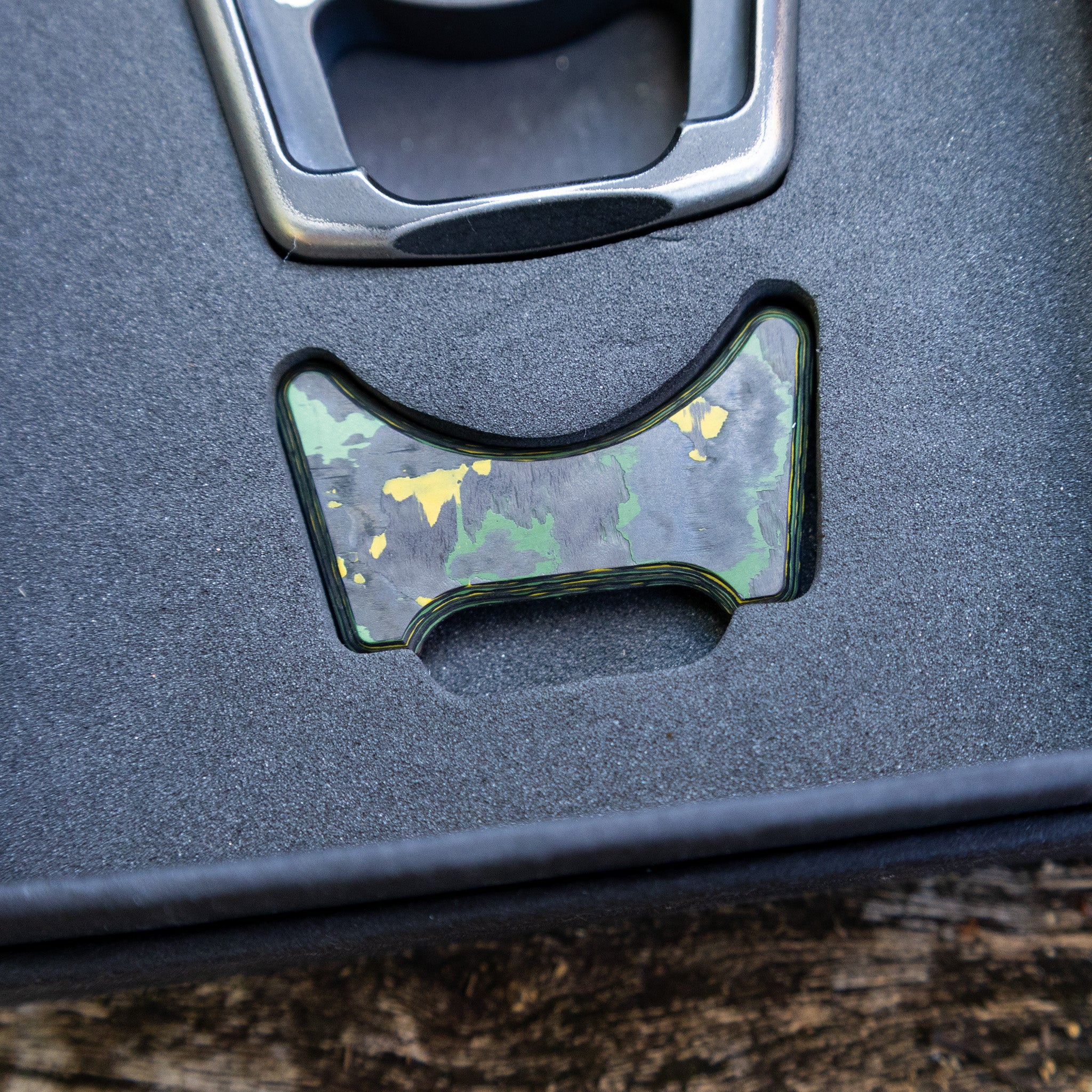 Carbon Fiber Toxic Storm Inlay for Swampy Custom Keychains