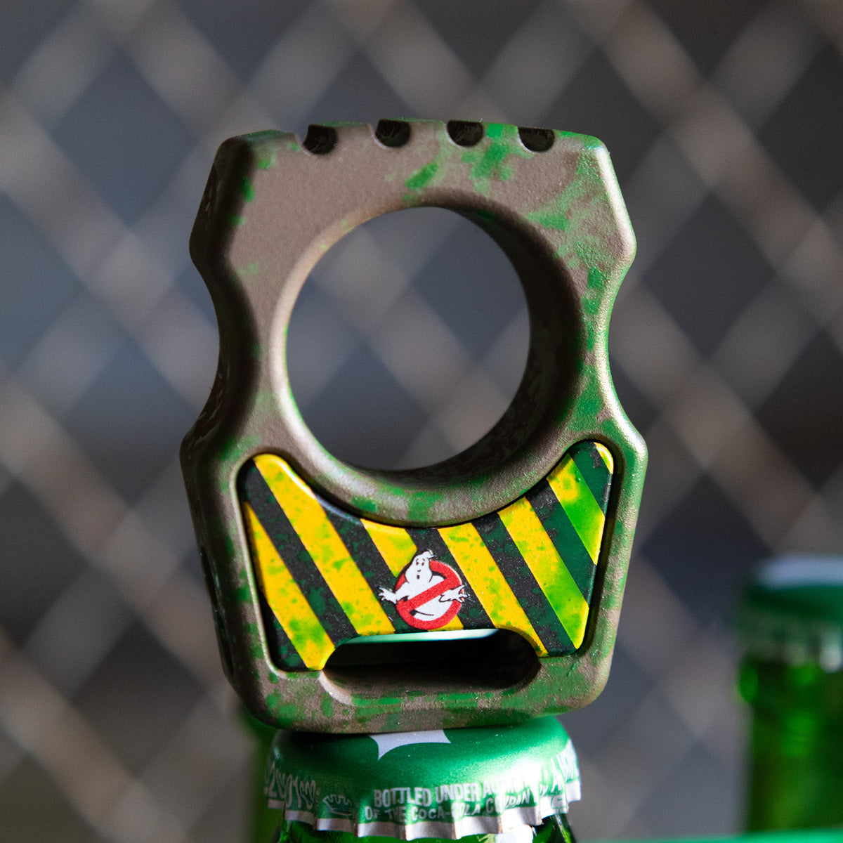 Swampy Whale Ghostbusters Mark 2 Titanium Bottle Opener Keychain Cerakote