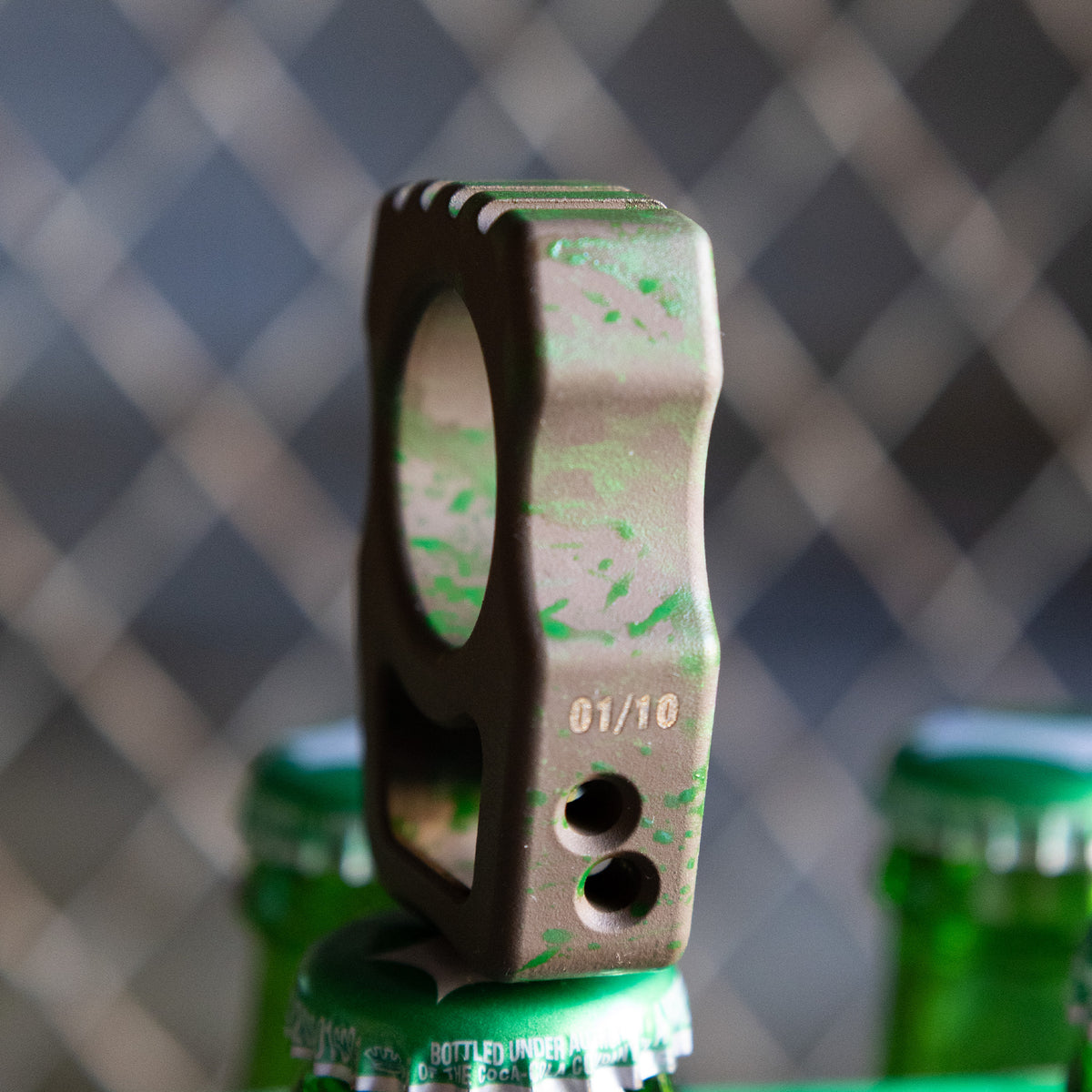 Swampy Whale Ghostbusters Mark 2 Titanium Bottle Opener Keychain Cerakote