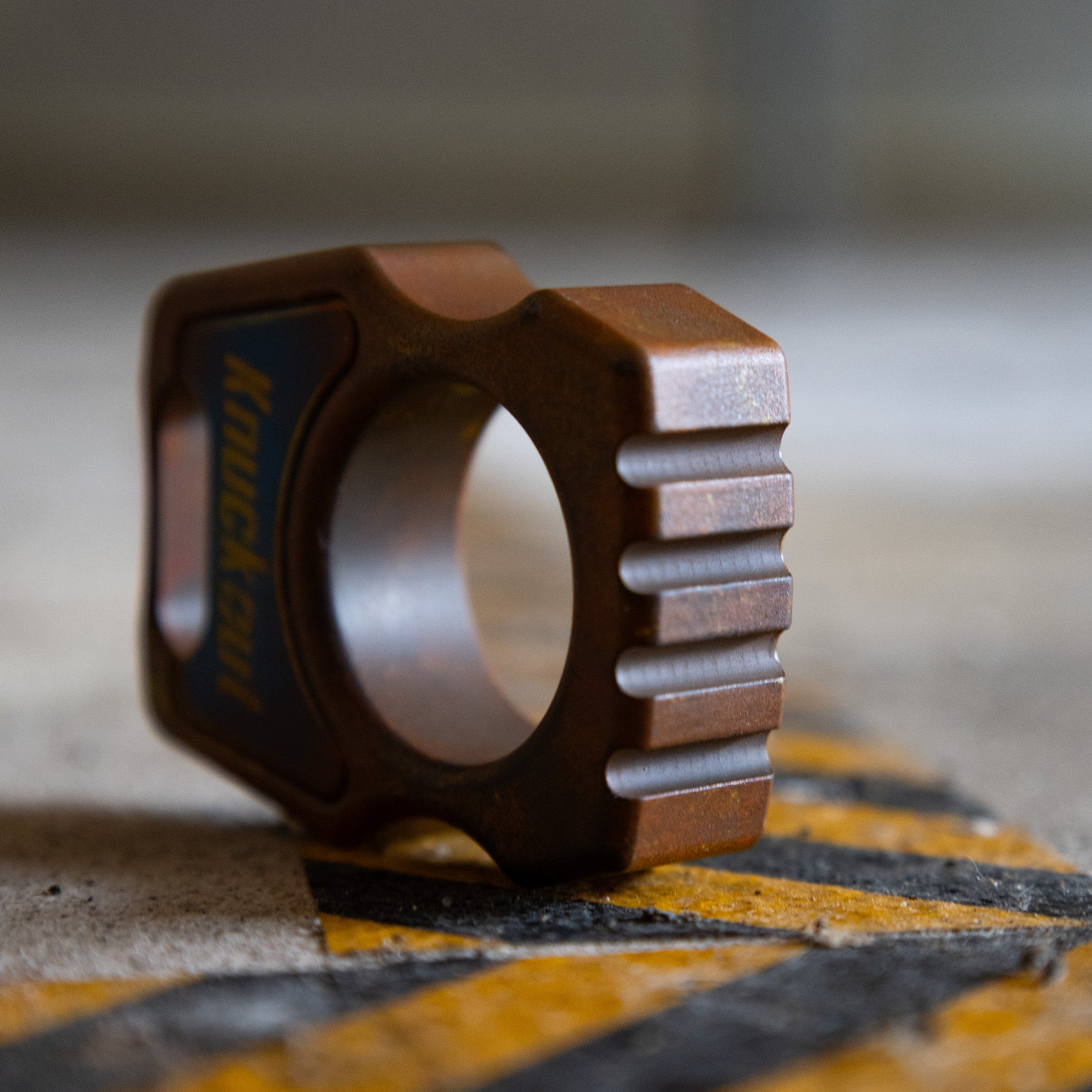 Swampy Whale Knuckout Rusty Cerakote Survival EDC Gear
