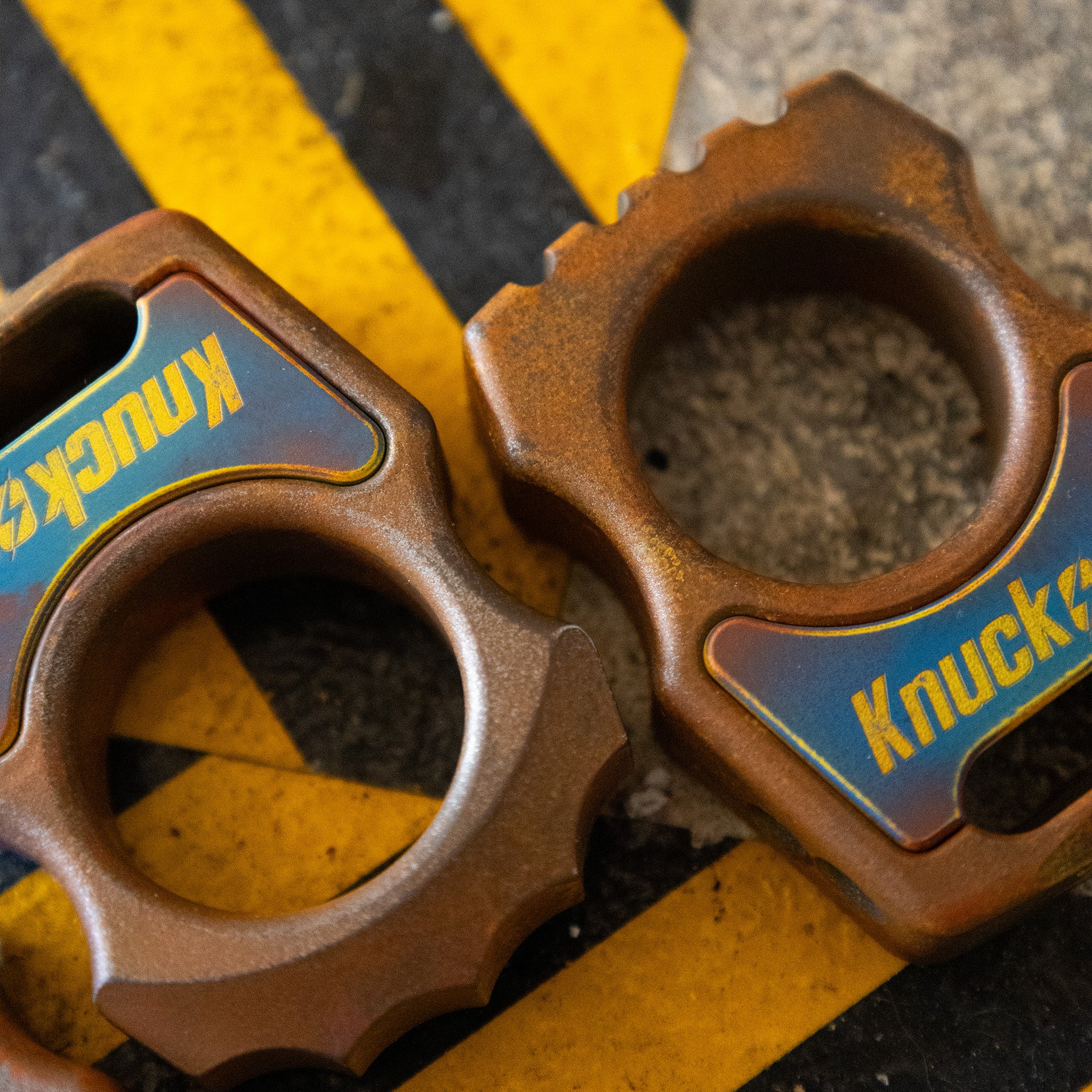 Swampy Whale Knuckout Rusty Cerakote Survival EDC Gear
